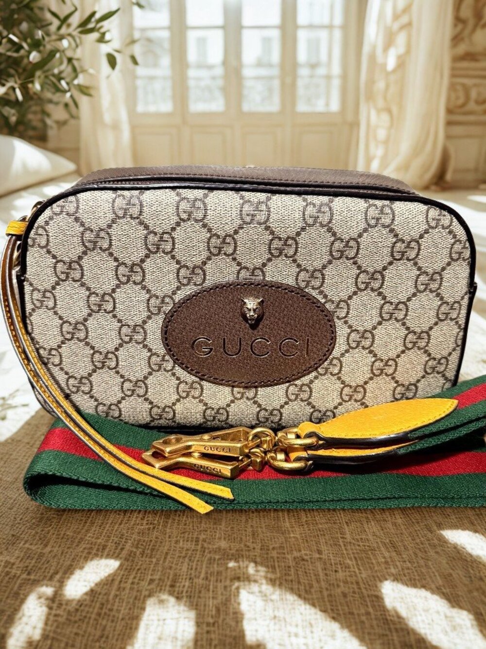 Gucci Neo Vintage GG Supreme Camera Bag — Entrupy Authenticated